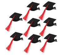ULDIGI Bachelor's Hat Hairpin Graduation Party Clip Graduation Style Hairpin for Adults and Boys and Girls Random Color