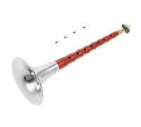ULDIGI Beginner Suona Musical Instrument Wood-made for Boy Girl Adult Key Ethnic Wind Instrument Music Practice Random Color