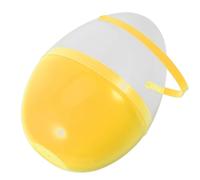 ULDIGI Big Easter Egg Containers with Handle Refillable Plastic Easter Eggs Easter Egg Decorating Supplies for Kids Easter Hunt Supplies Decorative Baskets