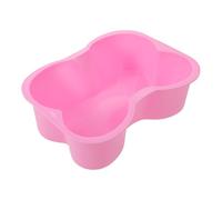 ULDIGI Bone Shaped Silicone Cake Mould for DIY Home Baking, Pink | Easy Release, Simple Cleaning, Reusable Design, Daily Use at Home, Romantic Style, Time Saving