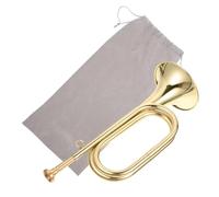 ULDIGI Brass Bugle Trumpet Military Style Easy to Play Bugle with Accurate Timbre for Beginners School Band and Military Orchestra