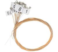 ULDIGI Brass Lyre Strings Metal Harp Replacement Strings with Rich Resonance Sweet Sound Suitable for Lyre Parts