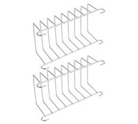 ULDIGI Bread Rack 2pcs Stainless Steel Cooking Racks for Air Fryer Oven Roasting Steaming and Cooling Compatible with Pressure Cookers and Kitchen Appliances