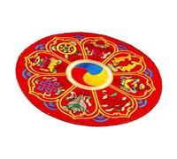 ULDIGI Buddhist Sound Bowl Cushion Pad for Tibetan Singing Bowl Delicate Cushion Mat Embroidery Design for Meditation and Sound Practices