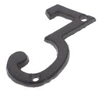 ULDIGI Cast Iron House Numbers outside Use Comfortable Feel and Designed for Longevity Sleek Modern Metal Address Numbers for Mailbox Flag Replacement