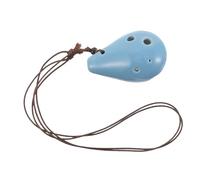 ULDIGI Ceramic Alto Ocarina Flute Tune for Beginners with Precise Pitch Professional Musical Instrument Lightweight Portable Blue