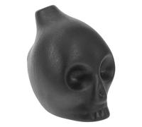 ULDIGI Ceramic Death Whistle Artware Spooky Halloween Decor Unique Screaming Sound for Party Props Rituals Black Design for Day Dead Celebrations