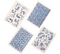 ULDIGI Ceramic Decal Paper 4 Sheets 21.3X14.6 Inch Practical Underglaze Transfer for Professional Clay Pottery Use