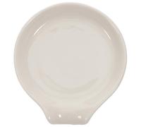 ULDIGI Ceramic Spoon Rest Tray with Random Pattern Soup Scoop Rack and Spoon Holder for Hot Pot and Restaurant Use Kitchen Utensil Accessory Random Style