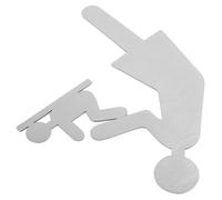 ULDIGI Changing Area Sign for Mother and Facilities, Stainless Steel Sturdy Diaper Changing Station Sign, Reliable and Versatile Use in Hotels and Public Restrooms