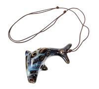 ULDIGI Chinese Style Ceramic Ocarina for Adults Boys and Girls Small Portable Music Instrument for Beginners Smooth Easy to Play Practical Design for Music