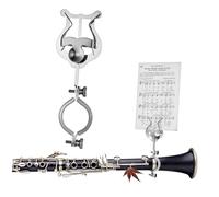 ULDIGI Clarinet Lyre Holder Portable Music Sheet Clip for Marching Band Secure Versatile for Various Instruments Compact Design for