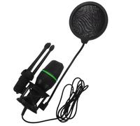 ULDIGI Computer Condenser Mic Set and High Recording Quality with Noise Reduction Metal and Plastic Build with Bracket Black USB Microphone for Gaming and Live Broadcasts for Daily Random Color