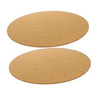 ULDIGI Corks Cork Sheet Plain 2pcs Anti Static Cork Turntable Mat for Vinyl Records Protective for Record Players Essential Turntable Accessory for Optimal Sound