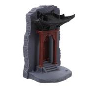 ULDIGI Creative Architectural Mini Pavilion Ornament with Vintage-inspired Design, Reusable Plastic Japanese Pagoda Statue for Home Decor and Office Decorations, for Garden Landscape
