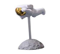 ULDIGI Creative Flying Astronaut Statue Resin Desktop Decor Space Figurine Ornament for Home Office Table Stable Placement Unique Modern Design