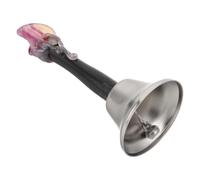 ULDIGI Crystal Wand Hand Bell with Handle Solid Alloy Call Bell with Clear Resonant Chime Ergonomic Grip for Elderly Weddings Animal Training Office and Dinner Use