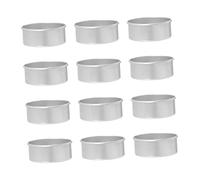 ULDIGI Cups Reliable Concave Shape 100pcs Aluminum Candle Simple Empty Fixing Delicate Design Wax Core Seat Wax Liquid Holders for Candle Making Crafting