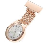 ULDIGI Digital Display Nurse Pocket Watch with Alarm and Stopwatch Alloy | Button Battery Included, Hook Clip Design, LED Glow-in-the-dark Display, for Nursing Staff and Doctors