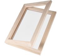 ULDIGI DIY Papermaking Kit with Wooden Double A5 Frame Mold, Traditional Handmade Paper Craft Tools and Adults, Floral Pulp Paper Making Set for Creative Art Projects