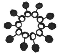 ULDIGI Door Lock Safety Cover 10Pcs Rubber Keyed Panel Caps for Cam Locks 19Mm Waterproof Dustproof Covers