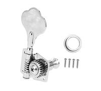 ULDIGI Electric Bass Tuning Peg for String Fixing, Sturdy Steel Plate and Iron Construction, Easy to Install Silver Bass Guitar Accessory for Precise String Tuning