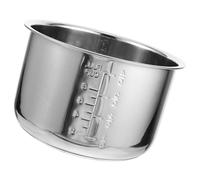 ULDIGI Electric Cooker 4L Stainless Steel Replacement Inner Pot Universal Pressure Cooker Liner Container for Daily Kitchen Use