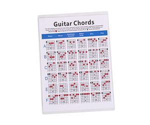 ULDIGI Electric Guitar Chord Plate Paper Chord Training Guide Guitar Practice Chart for Students Teacher Use