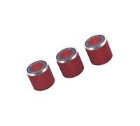 ULDIGI Electric Guitar Knobs Set 3pcs Volume Tone Control Metal Guitar Knobs Cap Gd136 Red and