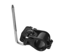 ULDIGI Electronic Drum Rack Clamp with Rod Mount Secure Tom Drum and Cowbell Holder for Percussion Lightweight Compact Design for Rock Jazz and Electronic Music Performers