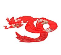 ULDIGI Elegant Dragon Shaped Applique Patches Cloth Embroidery for T-Shirt Hat Embellishing and Repairing Beautiful Dragon Sewing Applique for Clothes Decoration