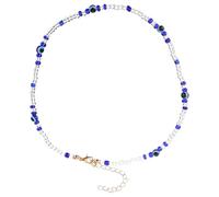 ULDIGI Evil Eye Adjustable Beads Choker Necklace Multi-Colored Seed Beads Clavicle Chain Birthday Party Accessory for
