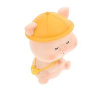ULDIGI Exquisite Resin Craft Shaking Head Piggy Bank Desktop Alien Decor for Home