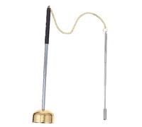 ULDIGI Flexible Chime Meditation Sound Chime Handbell Praying Instrument in Silver Brass and Stainless Steel with Sound Lightweight Design for Spirituality Practitioners and Energy