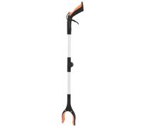 ULDIGI Foldable Litter Picker Grabber with Strong Clamping Force, Lightweight Aluminum Alloy and Abs Trash Picker Tool for Shopping Malls and Shops, Portable Garbage Clip for Lazy People