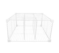 ULDIGI Freezer Basket Divider with 3 Compartments, Metal Mesh Deep Freezer Organizer Basket 37cm High X 37cm Wide X 19cm Long, Refrigerator Shelf Partition for Kitchen Storage and Fridge
