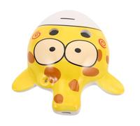 ULDIGI Giraffe Shaped 6-hole Ceramic Ocarina for Kids Yellow Interactive Musical Toy for Beginners Cute Cartoon Design Portable Early Education