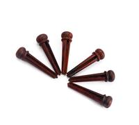 ULDIGI Gl66 Guitar String Pegs for Folk Acoustic Guitar - Vintage Bridge Pins Slotted Design Easy Install No Tool Required Classic Delicate Appearance for Stringed Instrument Maintenance