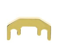 ULDIGI Golden Alloy Reduces Practice Volume Flexible Violin Practice Mute 4-corner Metal Silencer without Damaging the Bridge, for Beginner Violinists