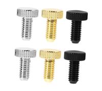 ULDIGI Guitar Supply 6pcs Metal Bridge Screws M5 x 13mm Classic Guitar Bridge Screws for Accessories