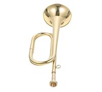 ULDIGI Hamerlen Bugle Trumpet 1 Piece Copper Golden Beginner Wind Instrument for Military Orchestra and School Band