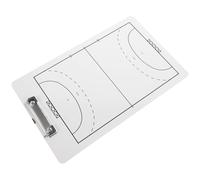 ULDIGI Handball Coaching Board Dry Erase Writing Board with Clip Portable Handball Match Tactical Coaching Tool for Team Training and Strategy