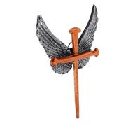 ULDIGI Handcrafted Metal Winged Cross Wall Sculpture Decorative Altar Cross Religious Home Decor Spiritual Art for Church and Rustic Settings Blessing