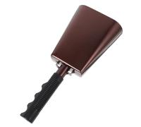 ULDIGI Handle Cowbell Metal Cow Bell for Sports Events Farm Cattle Rustic Hanging Bell Handle for Sporting Events and Grazing