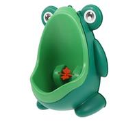 ULDIGI Hanging Urinal for Boys Frog Design Toddler Potty Training Pee Tool with Pinwheel Cartoon Standing Urinal for Boys Home and Travel Use Random Style