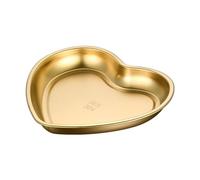 ULDIGI Heart Shaped Snack Dish Stainless Steel for Desserts and Candies