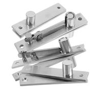 ULDIGI Heavy Duty Stainless Steel Hidden Door Hinge with 180-degree Opening and Robust Structure, Top and Bottom Hinge Design for Cabinet Doors and Bookshelf Secret Compartments