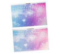 ULDIGI Kalimba Note Stickers 2pcs Colorful Scale Stickers for Beginners 17 Note and Easy to Apply Music Labels for Thumb Pianos