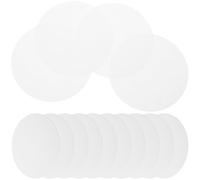 ULDIGI Labs Filter Paper 100pcs Fast-Flow Round Accurate Filtering White Cotton Fibre Absorbent Paper for Experiment and Chemical Analysis