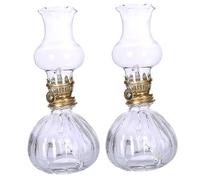 ULDIGI Lamp Oil Indoor 2pcs Gas Torch Burner Rechargeable Lamp Vintage Oil Lamp Globes Decking Oil Light Oil Lanterns for Outside Led Ceiling Lights Flush Miners Lamp Oil Lamps for Outdoors